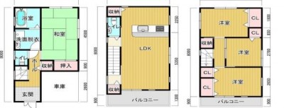 屋根・外壁・防水リフォーム済♪給湯器・エアコン・キッチン水栓新品交換♪
